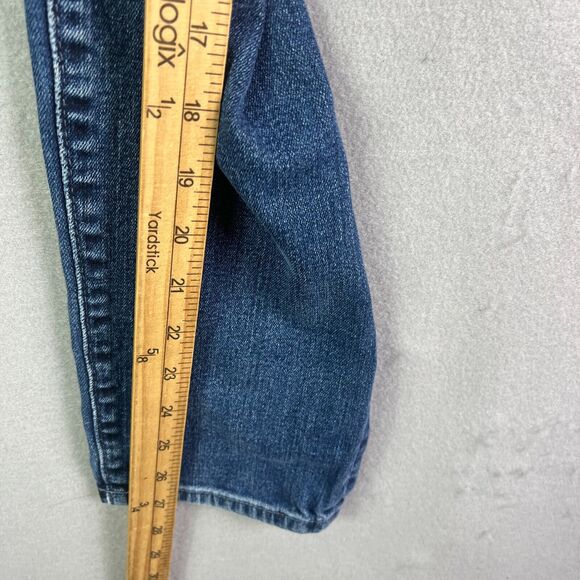 AG Adriano Goldschmied Jeans Womens 30 x 27 Anthropologie The Stevie Ankle Blue - Picture 12 of 16